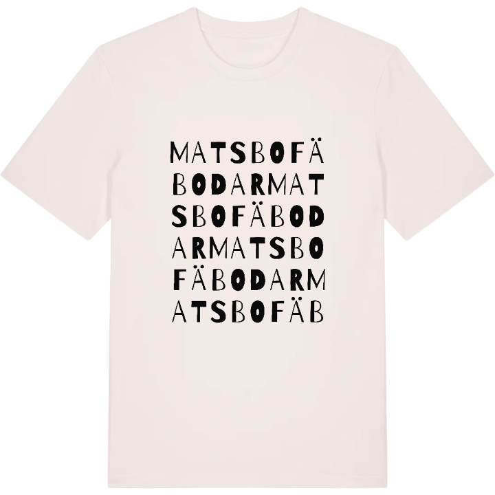Matsbo fäbodar ordlek t-shirt – t-shirt från PinShirt