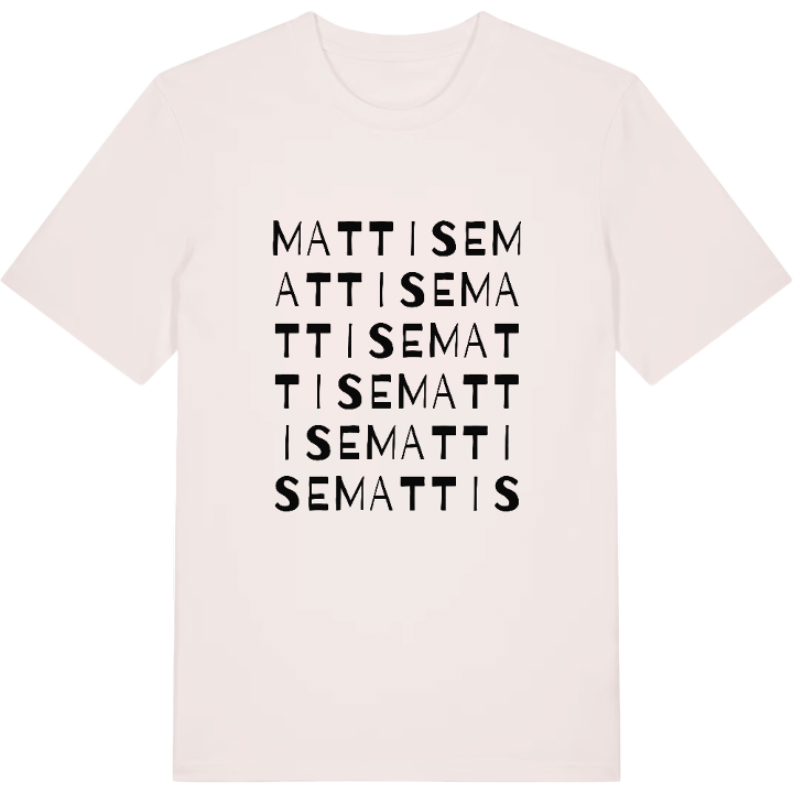 Mattise ordlek t-shirt – t-shirt från PinShirt