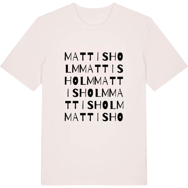 Mattisholm ordlek t-shirt – t-shirt från PinShirt