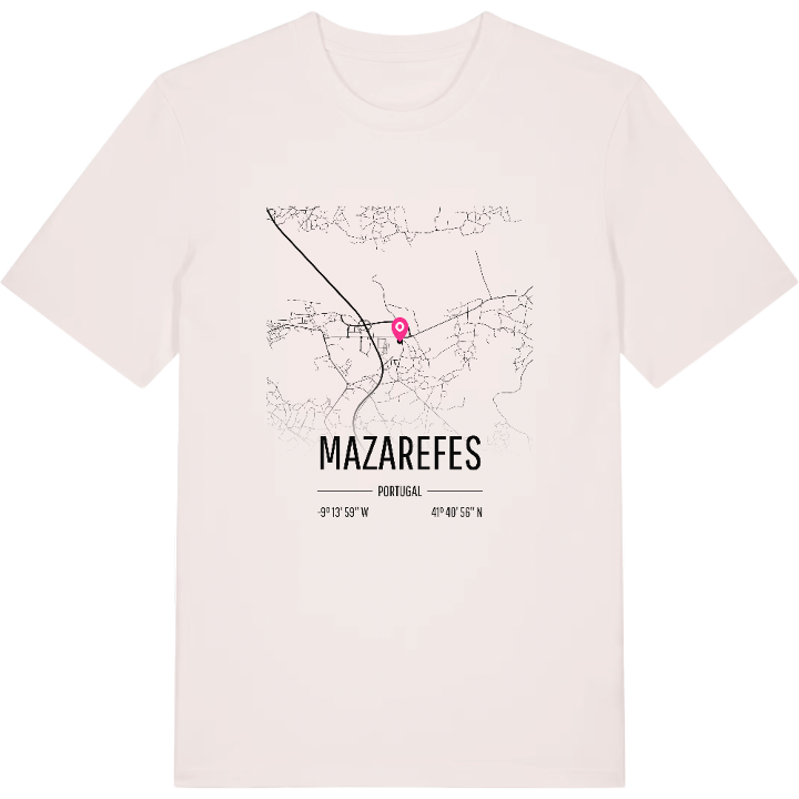 Mazarefes karta t-shirt – t-shirt från PinShirt