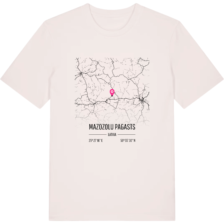 Mazozolu pagasts karta t-shirt – t-shirt från PinShirt