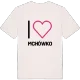 Jag älskar Mchówko t-shirt stort tryck