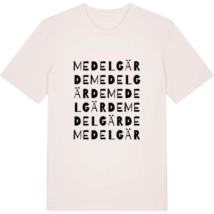 Medelgärde ordlek t-shirt – t-shirt från PinShirt