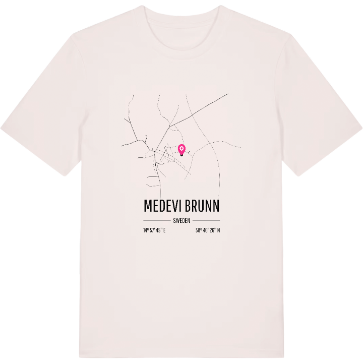 Medevi Brunn karta t-shirt – t-shirt från PinShirt