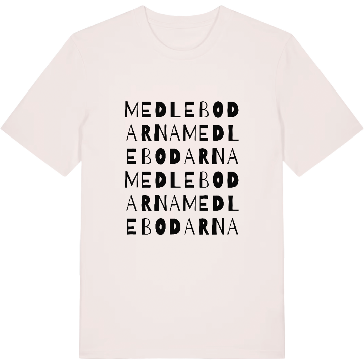 Medlebodarna ordlek t-shirt – t-shirt från PinShirt