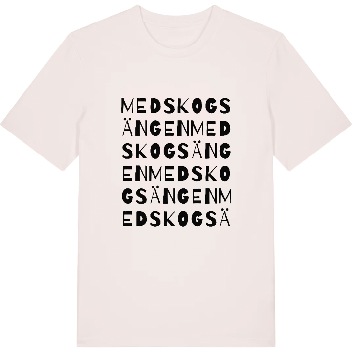 Medskogsängen ordlek t-shirt – t-shirt från PinShirt