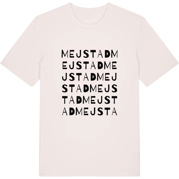 Mejstad ordlek t-shirt – t-shirt från PinShirt