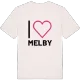 Jag älskar Melby t-shirt stort tryck