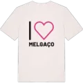 Jag älskar Melgaço t-shirt stort tryck