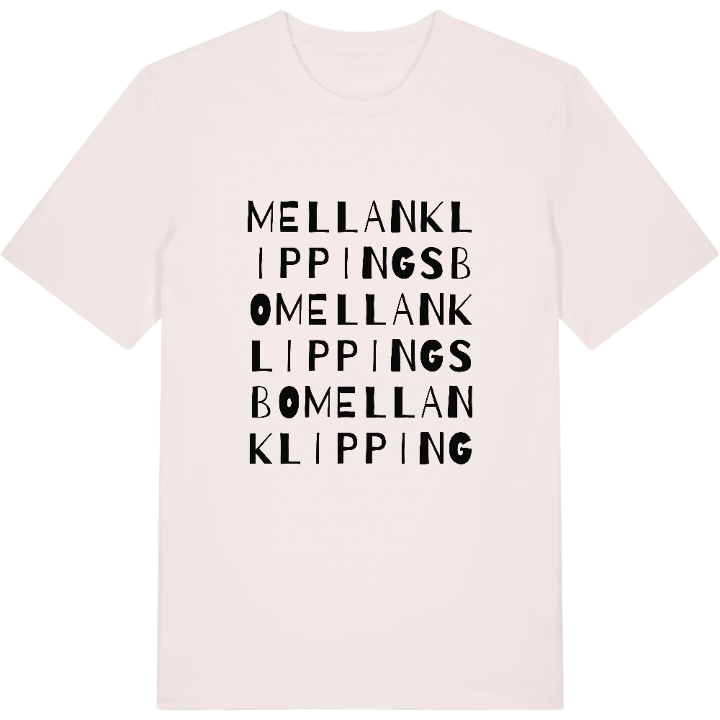 Mellan Klippingsbo ordlek t-shirt – t-shirt från PinShirt