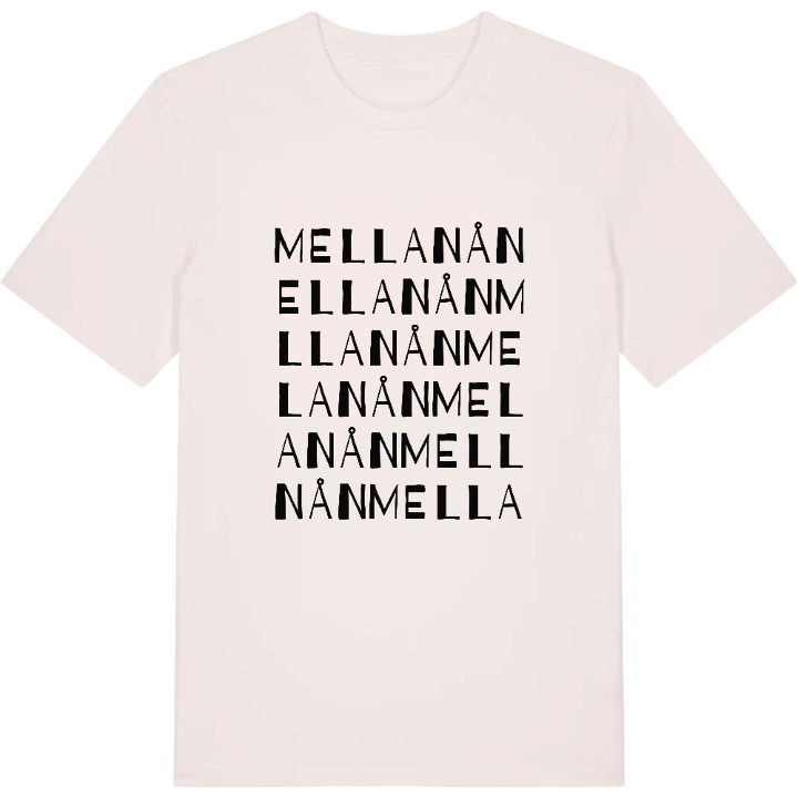 Mellanån ordlek t-shirt – t-shirt från PinShirt