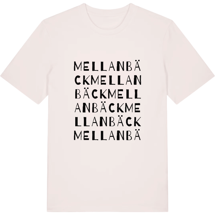Mellanbäck ordlek t-shirt – t-shirt från PinShirt