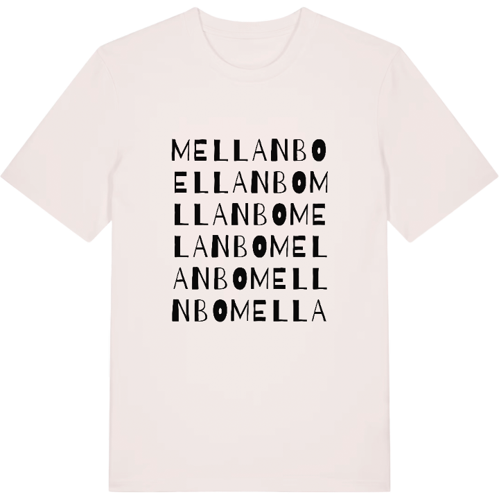 Mellanbo ordlek t-shirt – t-shirt från PinShirt