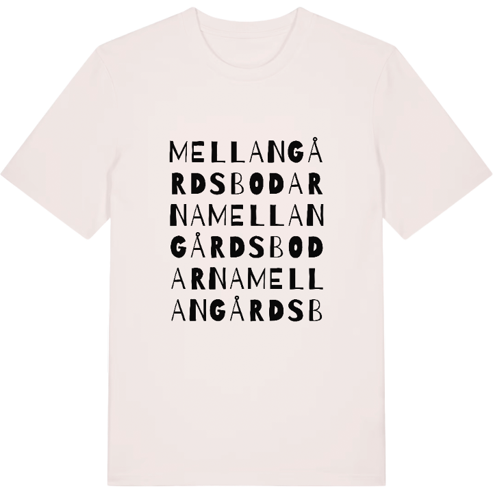 Mellangårdsbodarna ordlek t-shirt – t-shirt från PinShirt