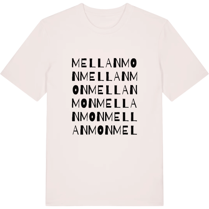 Mellanmon ordlek t-shirt – t-shirt från PinShirt