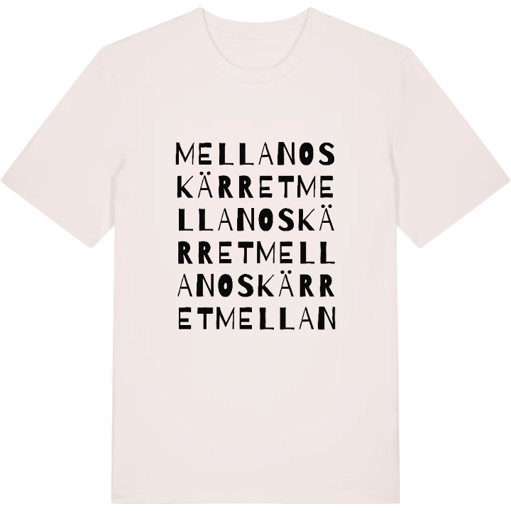 Mellanoskärret ordlek t-shirt – t-shirt från PinShirt