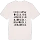 Mellansjö ordlek t-shirt