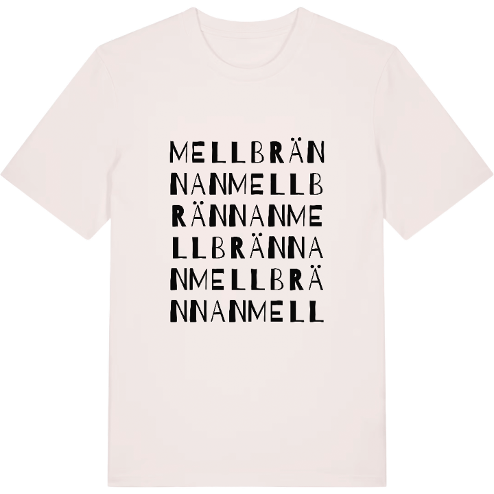Mellbrännan ordlek t-shirt – t-shirt från PinShirt