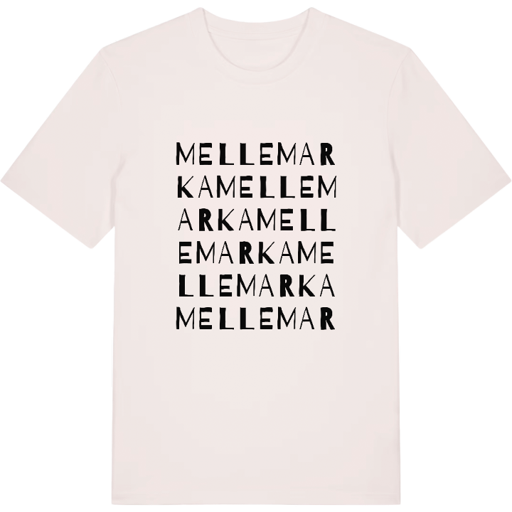 Mellemarka ordlek t-shirt – t-shirt från PinShirt