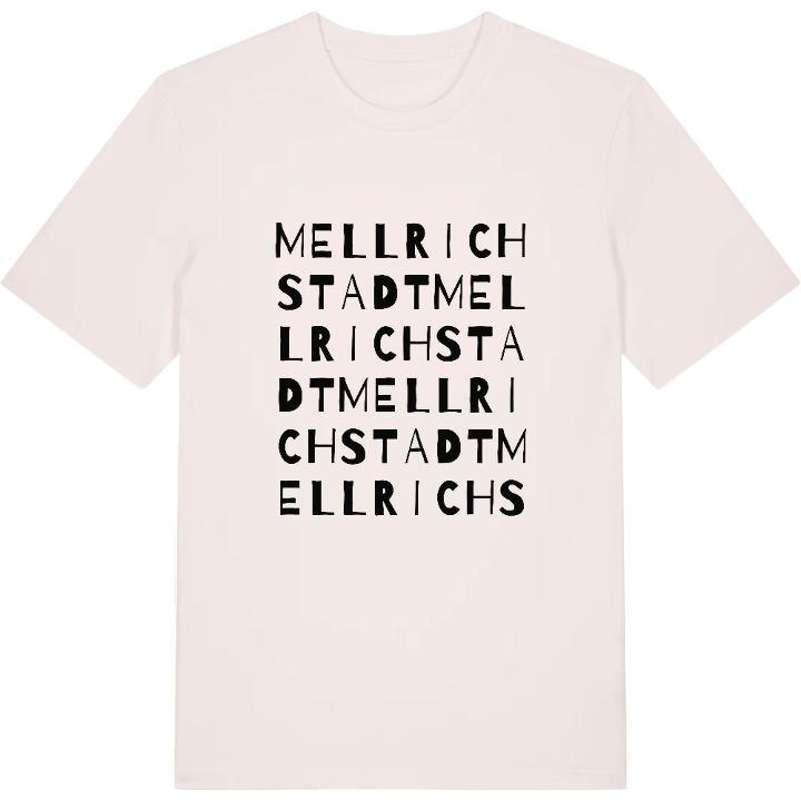 Mellrichstadt ordlek t-shirt – t-shirt från PinShirt