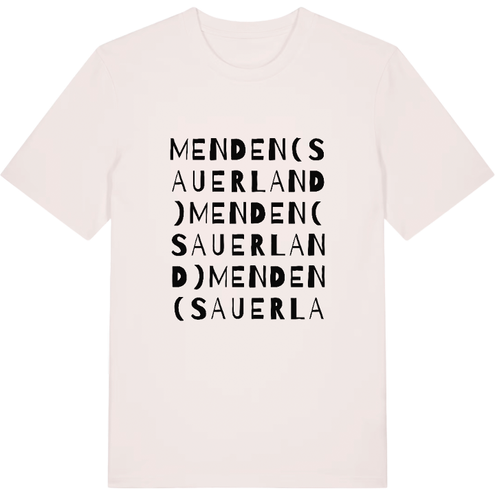 Menden (Sauerland) ordlek t-shirt – t-shirt från PinShirt