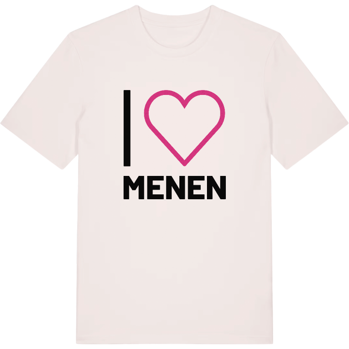 Jag älskar Menen t-shirt stort tryck – t-shirt från PinShirt