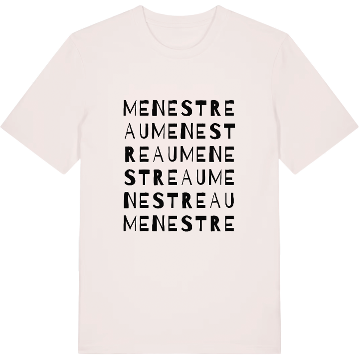 Menestreau ordlek t-shirt – t-shirt från PinShirt