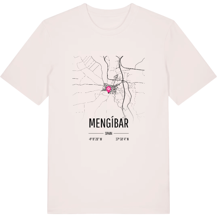 Mengíbar karta t-shirt – t-shirt från PinShirt