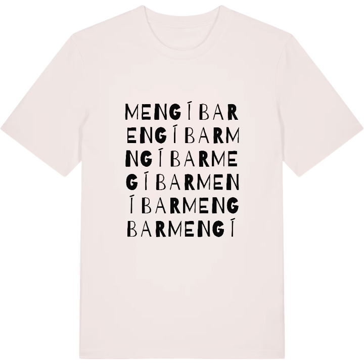 Mengíbar ordlek t-shirt – t-shirt från PinShirt