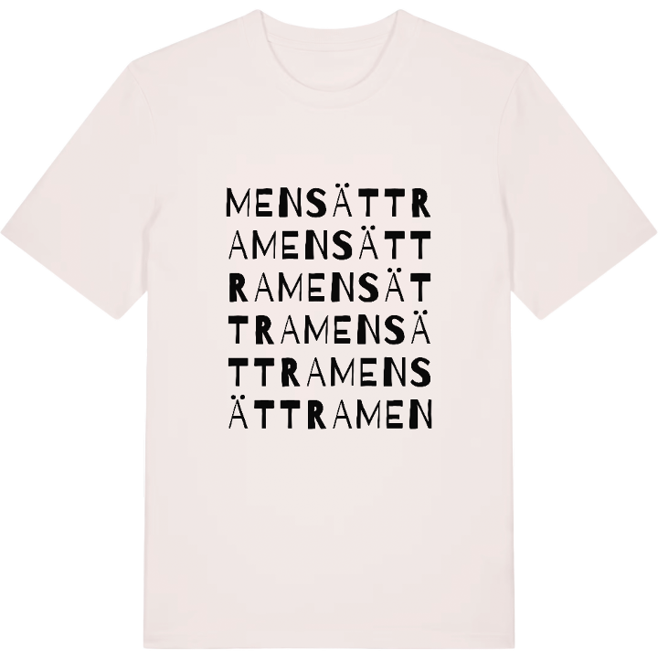 Mensättra ordlek t-shirt – t-shirt från PinShirt