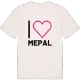 Jag älskar Mepal t-shirt stort tryck