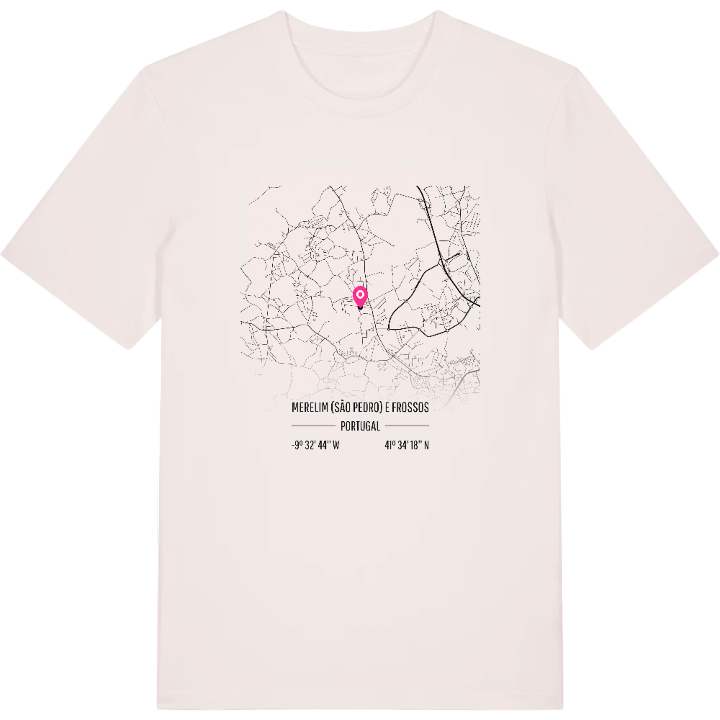 Merelim (São Pedro) e Frossos karta t-shirt – t-shirt från PinShirt