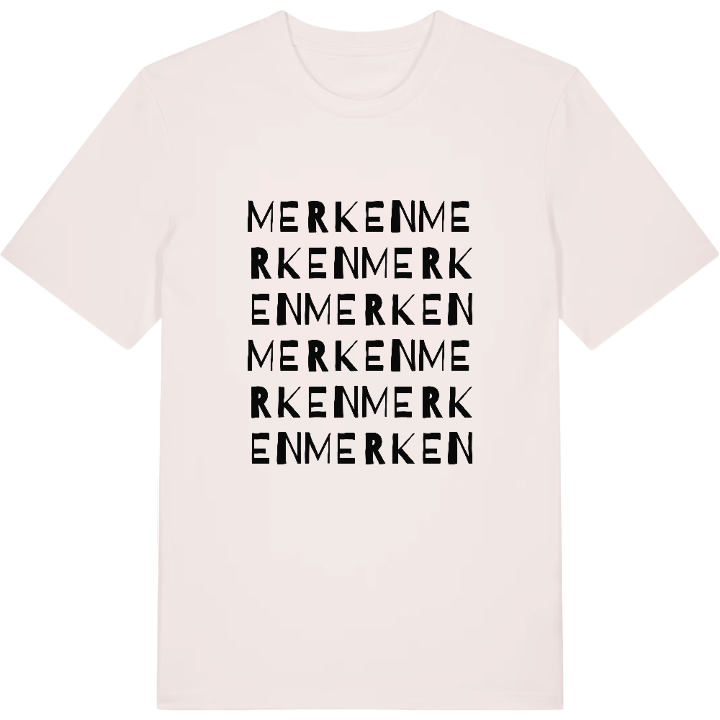 Merken ordlek t-shirt – t-shirt från PinShirt
