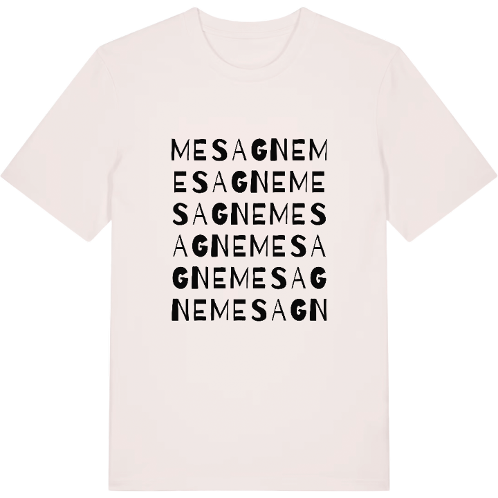 Mesagne ordlek t-shirt – t-shirt från PinShirt