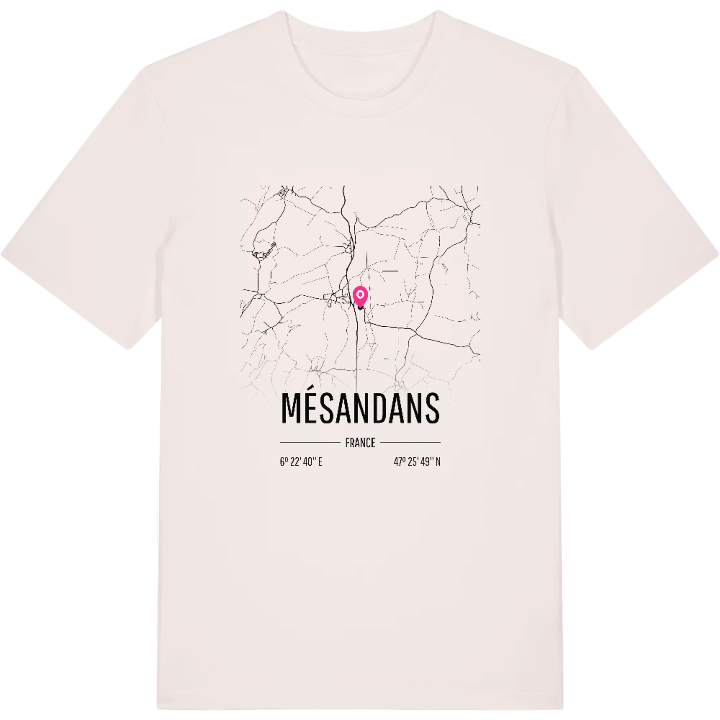 Mésandans karta t-shirt – t-shirt från PinShirt