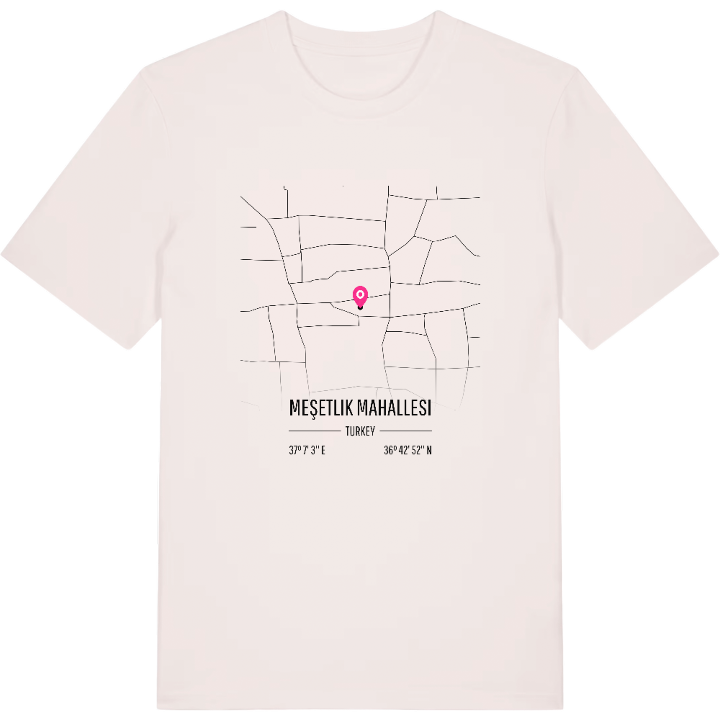 Meşetlik Mahallesi karta t-shirt – t-shirt från PinShirt