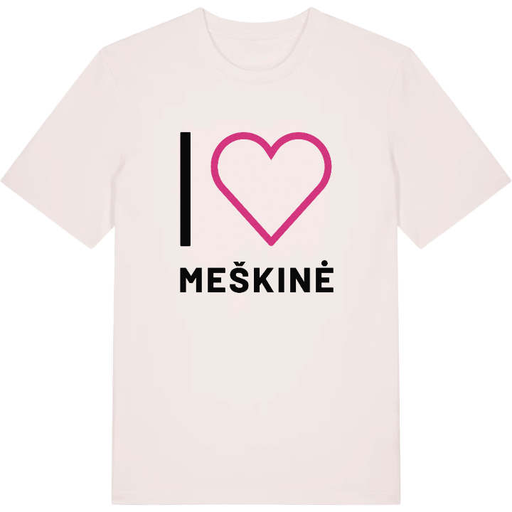 Jag älskar Meškinė t-shirt stort tryck – t-shirt från PinShirt