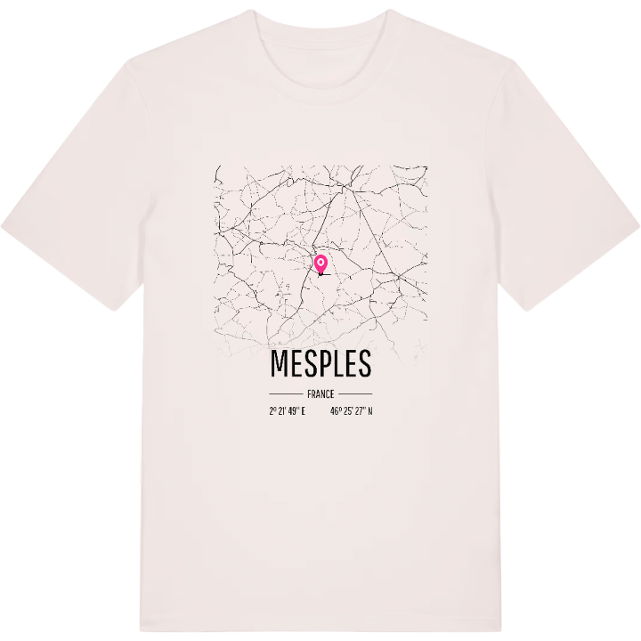 Mesples karta t-shirt – t-shirt från PinShirt