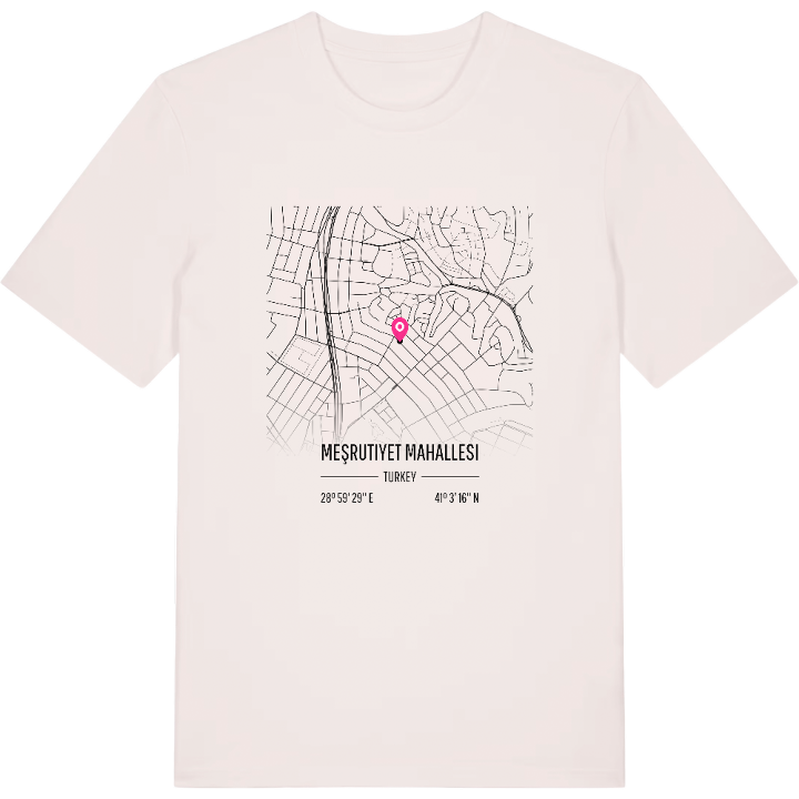 Meşrutiyet Mahallesi karta t-shirt – t-shirt från PinShirt