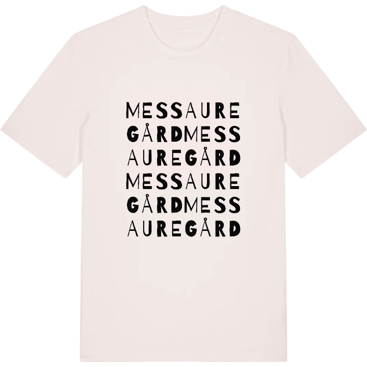 Messaure gård ordlek t-shirt – t-shirt från PinShirt