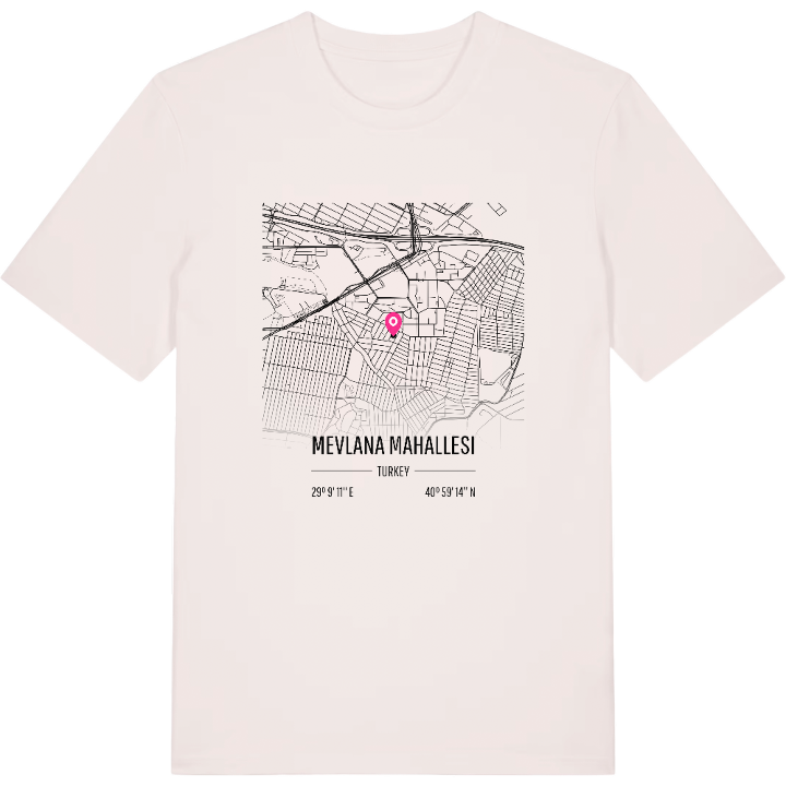 Mevlana Mahallesi karta t-shirt – t-shirt från PinShirt