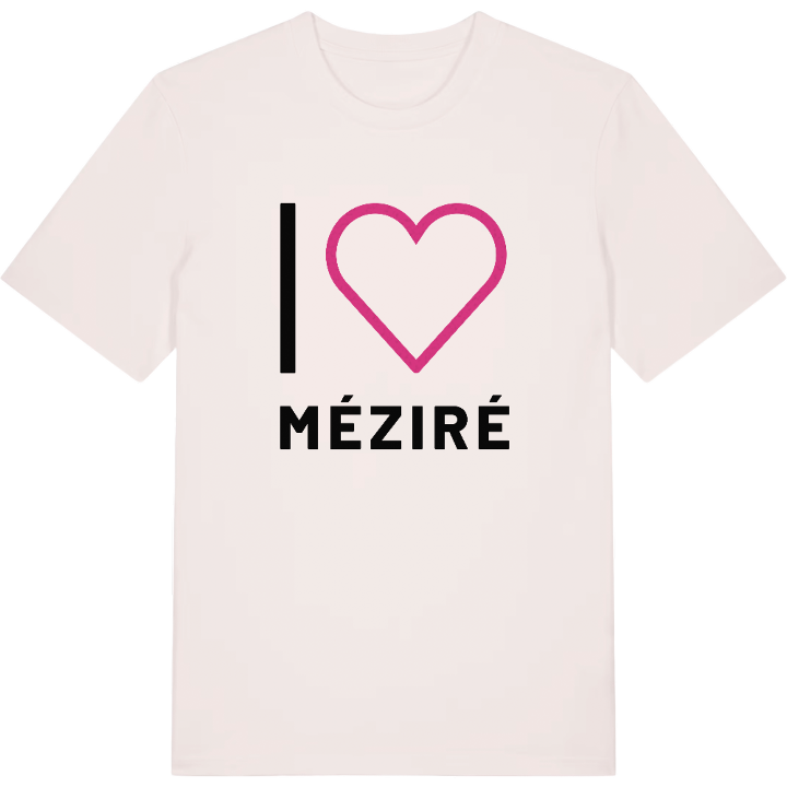 Jag älskar Méziré t-shirt stort tryck – t-shirt från PinShirt
