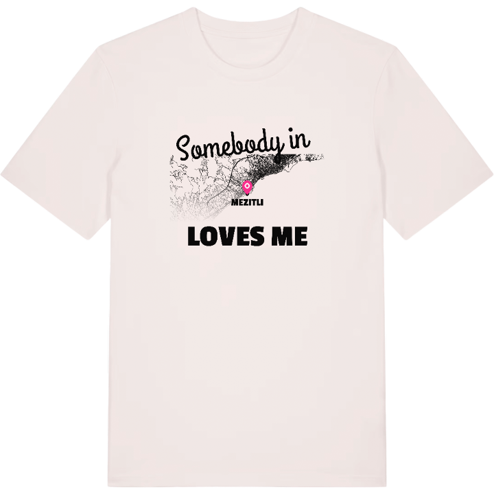 Någon i Mezitli älskar mig t-shirt – t-shirt från PinShirt