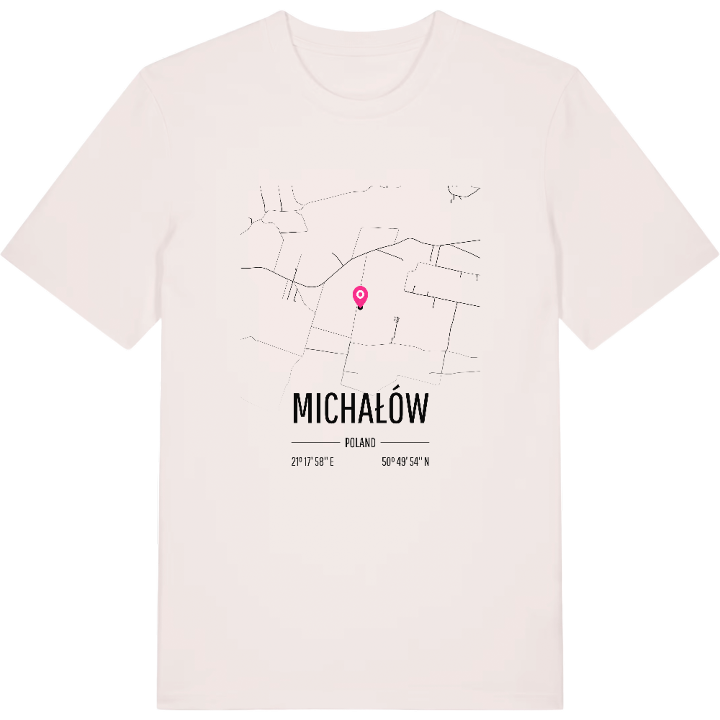 Michałów karta t-shirt – t-shirt från PinShirt