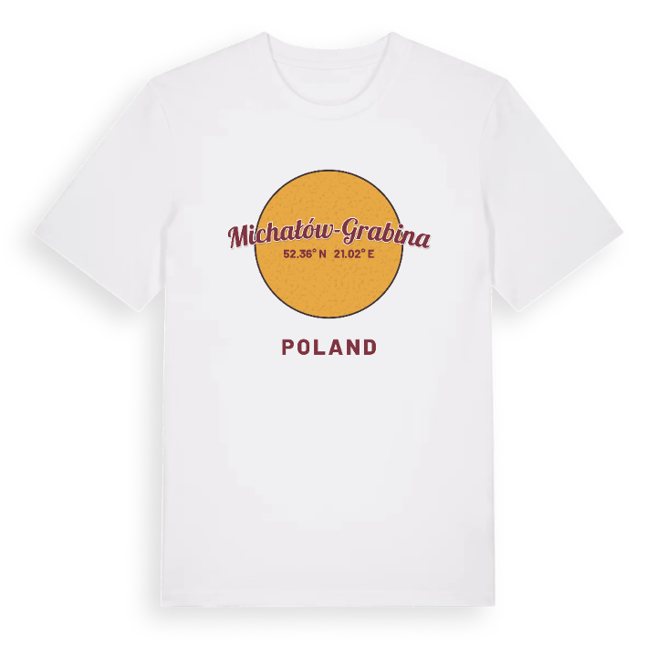 Michałów-Grabina cirkel t-shirt – t-shirt från PinShirt