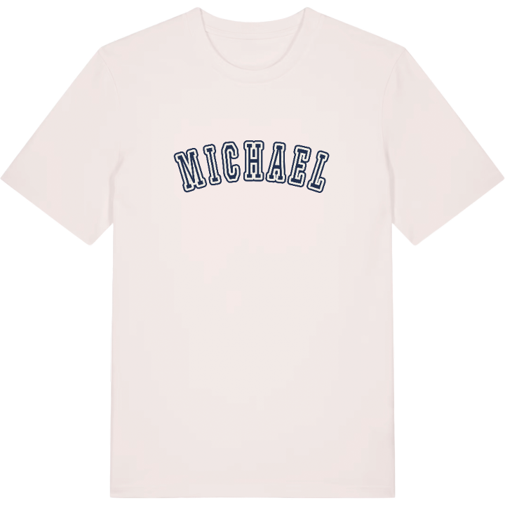 Michael college t-shirt – t-shirt från PinShirt