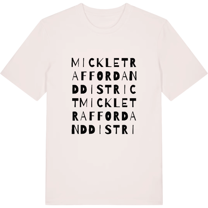 Mickle Trafford and District ordlek t-shirt – t-shirt från PinShirt