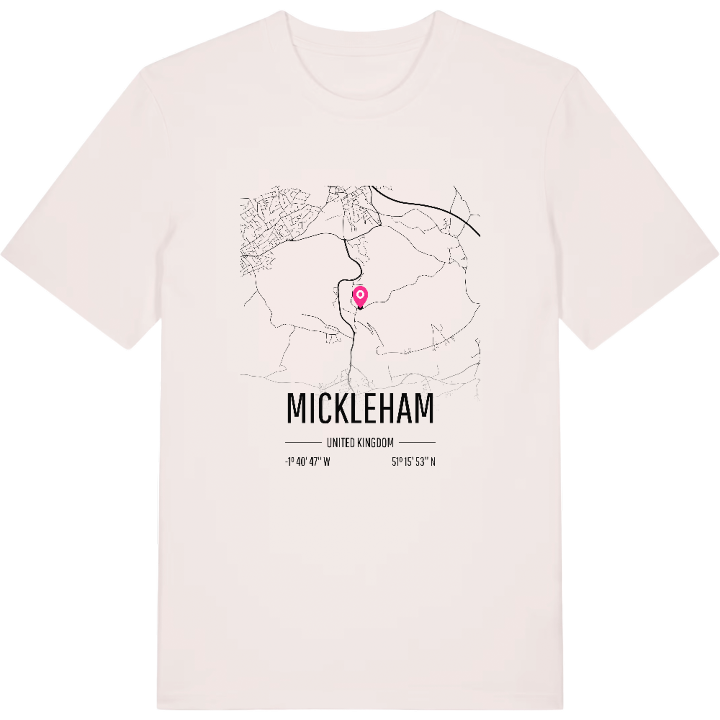 Mickleham karta t-shirt – t-shirt från PinShirt
