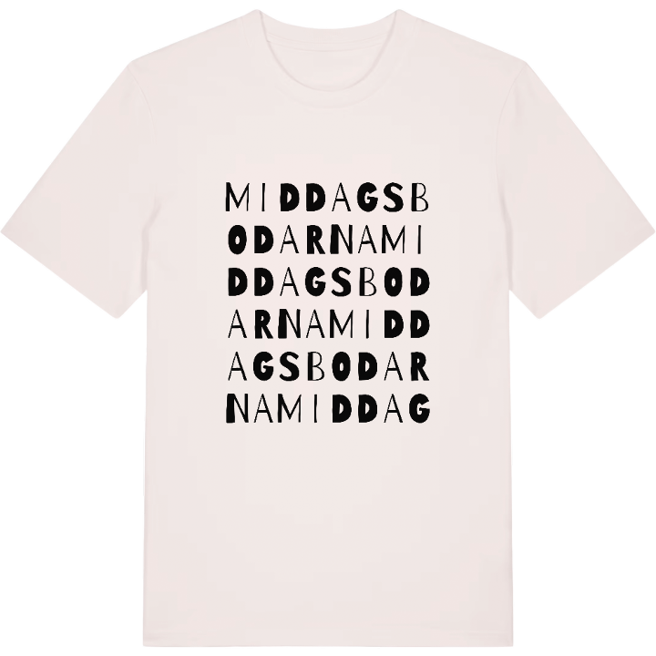 Middagsbodarna ordlek t-shirt – t-shirt från PinShirt