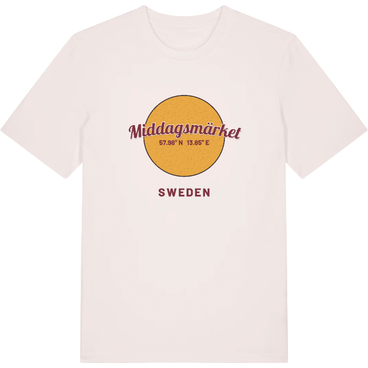 Middagsmärket cirkel t-shirt – t-shirt från PinShirt